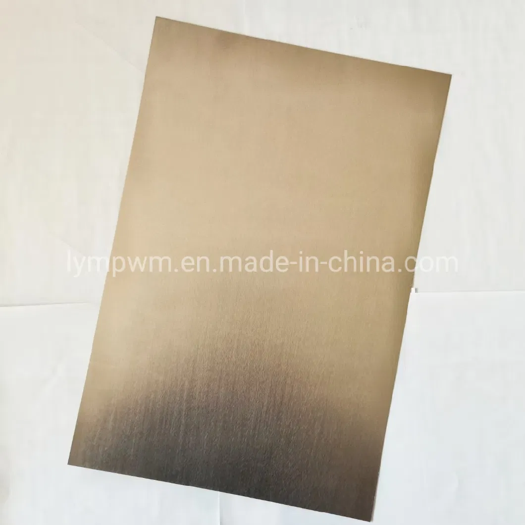 Factory Price Tungsten Molybdenum Sheet Plates Thickness0.3mm&0.5mm for Vacuum Washer